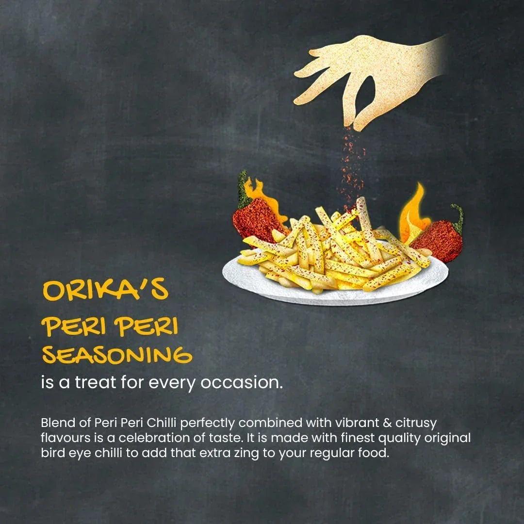 Orika African Peri Peri All Purpose Seasoning, Pack of 2, 85g each - Orika Spices India